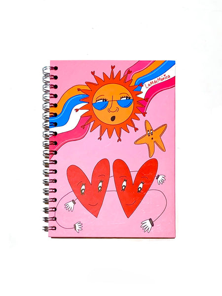 LA M DE MÓNICA- Notebook - Sol y Corazoncitos