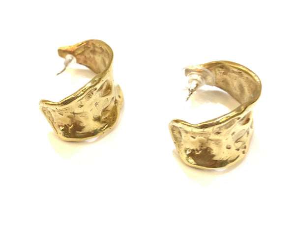 DOS PINCELES- Rústico Earrings (Brass or Silver)