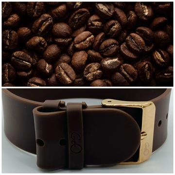 GEO- Silicone Watch Strap - Café (different finishes available)