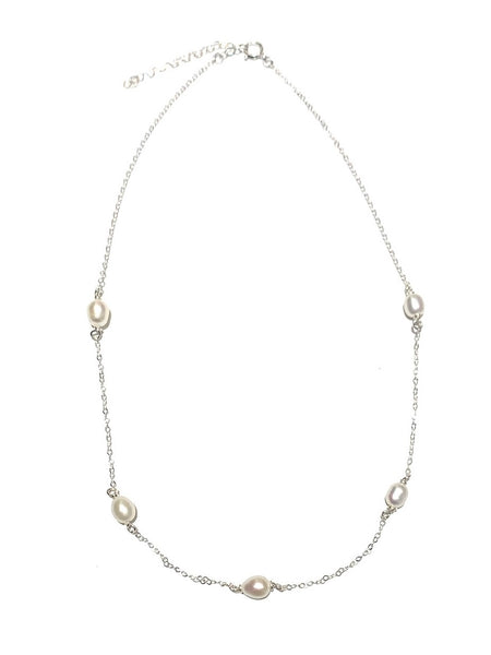 MUNS- Pearl Beaded Short Necklace