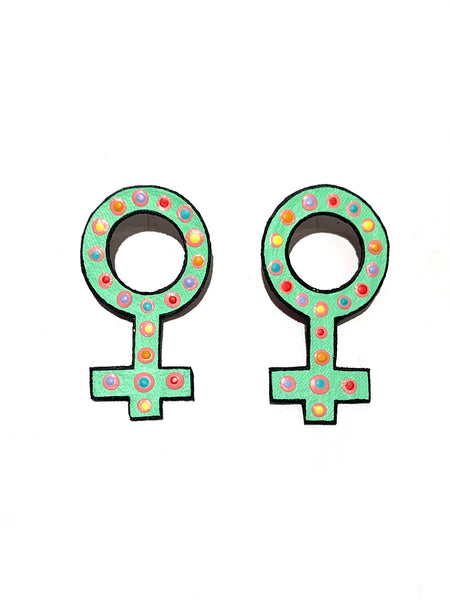 AMARTE DURAN- Feminine Symbol Earrings (different colors available)