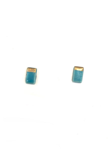 ITSARI- 22k Detail Studs - Rectangle Studs