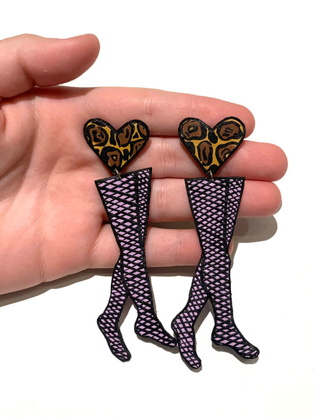 AMARTE DURAN- Sexy Leg Earrings (different colors available)