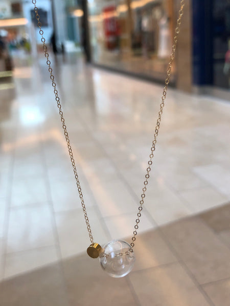 LUCA - Classic Glass Sphere - Short Necklace