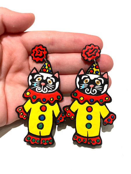 AMARTE DURAN- Circus Cat Earrings
