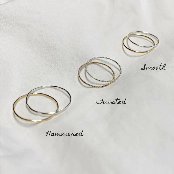 AMANÁ PENINA - Ana Hammered Ring - 925 Silver