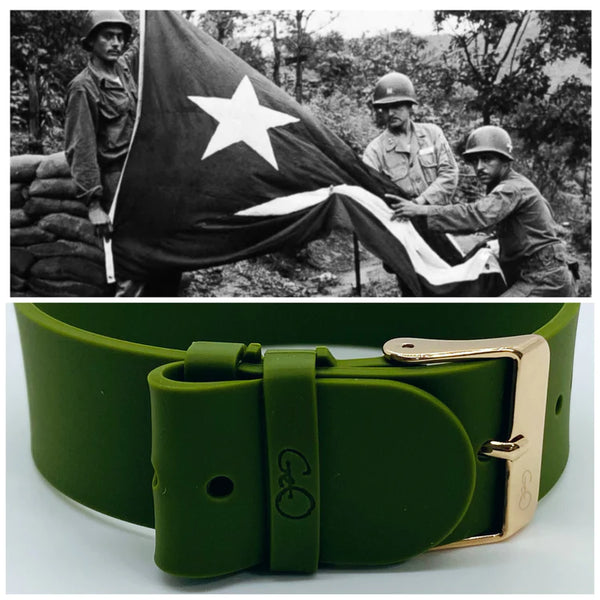 GEO- Silicone Watch Strap - Borinqueneer (different finishes available)