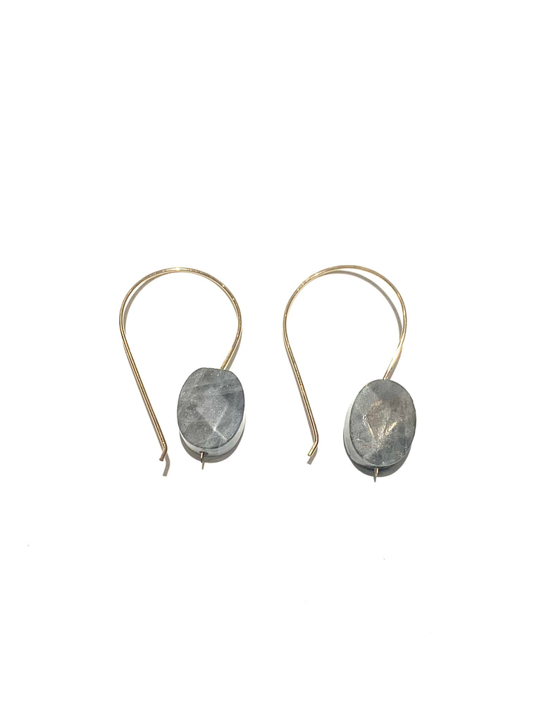 MONIQUE MICHELE- Labradorite Hook Earrings