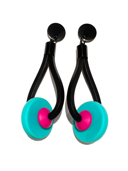 KNOT PREDICTABLE- Geo Concentric Earrings (more colors available)