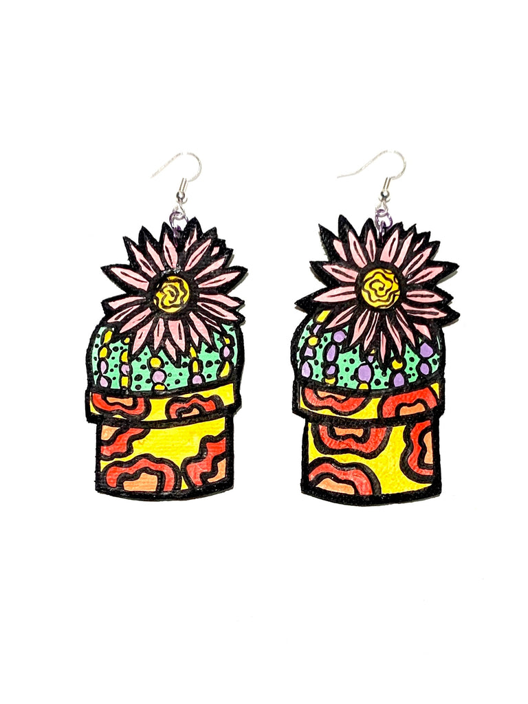 AMARTE DURAN- Cactus Flower Earrings