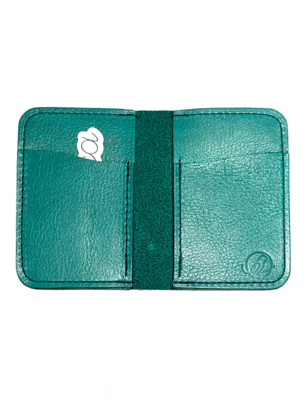 IGUACA - Simple vertical wallet - Emerald