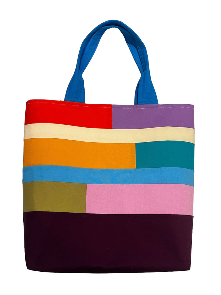 HECHO POR MAGUITO- Color Block Tote Bag