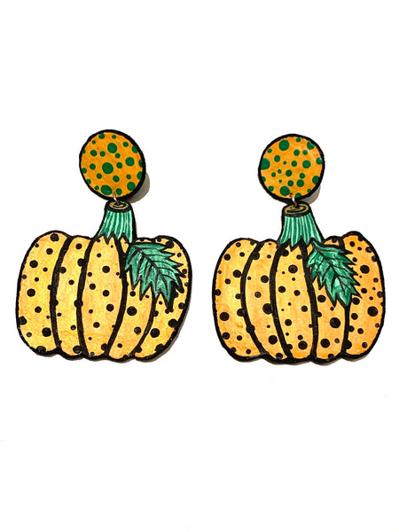 AMARTE DURAN- Pumpkin Earrings