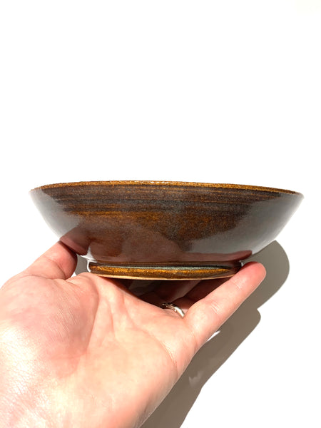 NIETO CERAMICS- Brown Small Bowl Plate