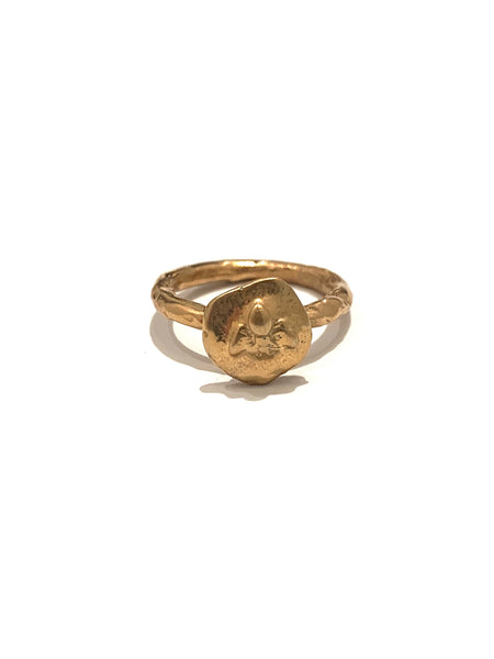 MONIQUE MICHELE- Bronze Ancient Beetle Ring