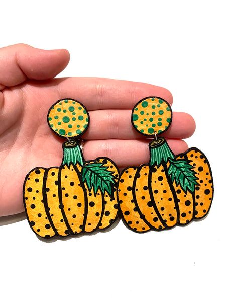 AMARTE DURAN- Pumpkin Earrings