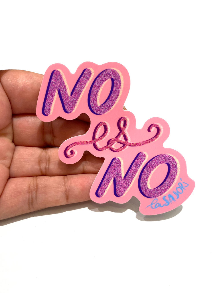 SAJORÍ - No es No Sticker