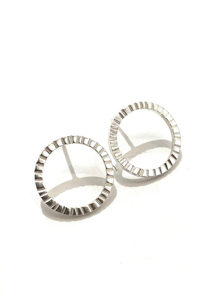 LYDIA TUCCI- Circle Stud Earrings