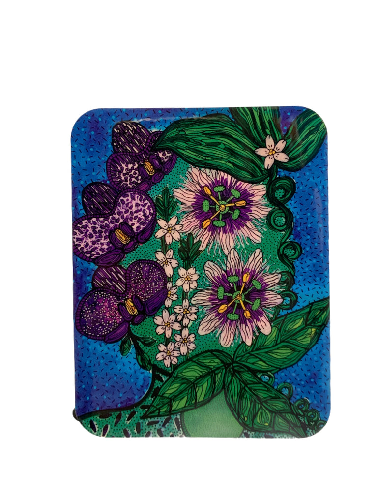 SUSANA CACHO- Sticker - Mujer Orquídea y Parcha
