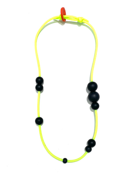 KNOT PREDICTABLE- Geo Spheres Neon Small Necklace (SOLD INDIVIDUALLY)