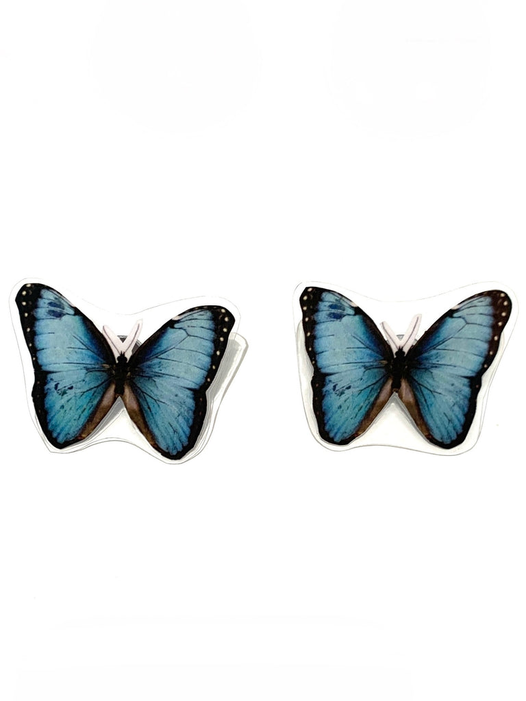 PAPEL PÚRPURA- Mini Studs- Butterfly
