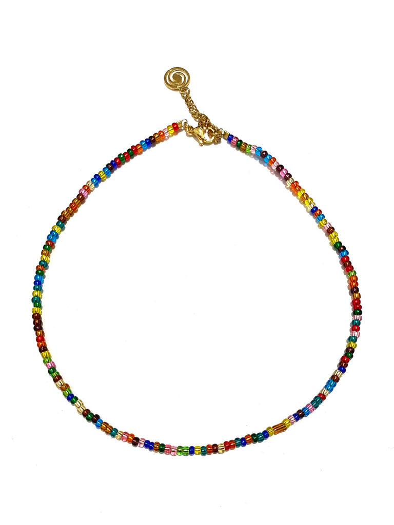 HC DESIGNS- Simple Seed Bead Short Necklace