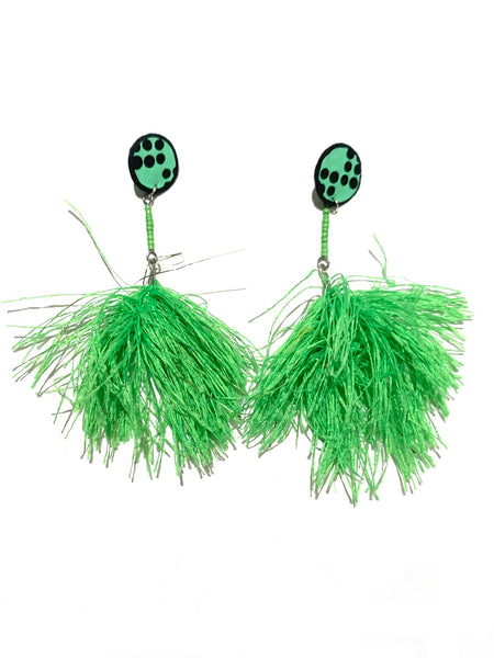 AMARTE DURAN- Green Fun Dots Earrings