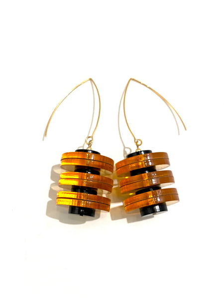 HC DESIGNS- Acrylic Discs Earrings (more colors available)