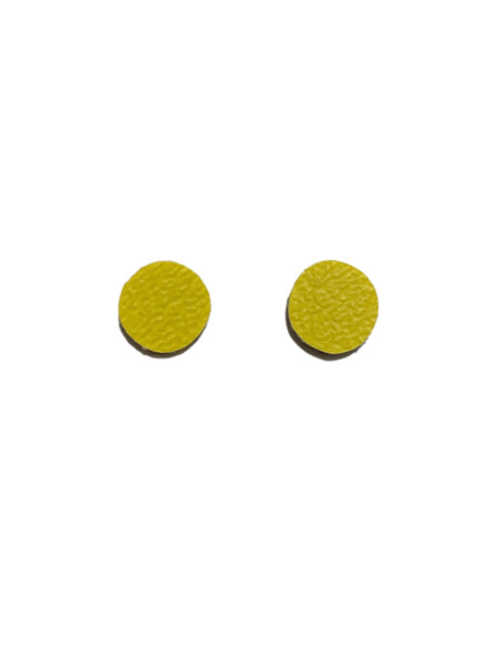 INÉDITO - Mini Studs- Yellow Circles